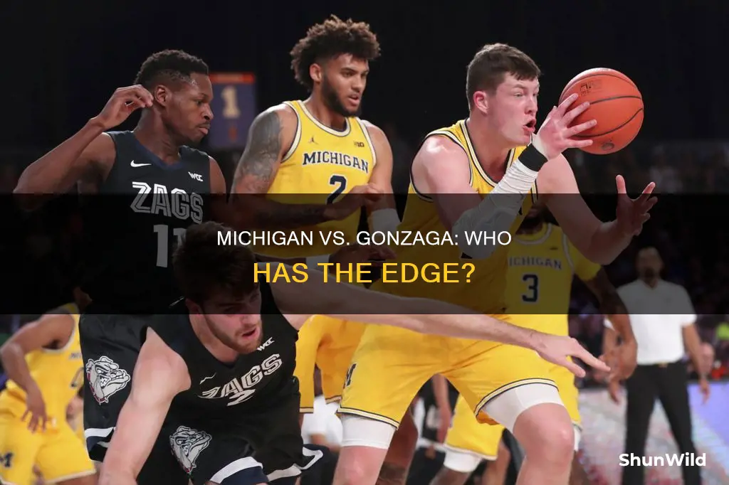 how does michigan matchup against gonzaga men