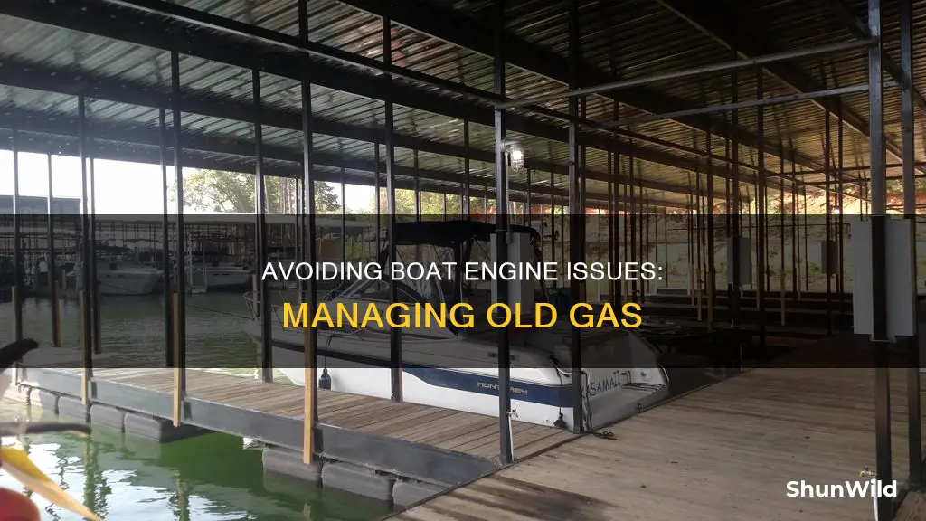 how does old gas affect a boat engine