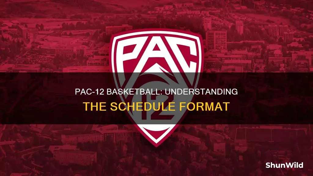 how does pac 12 basketball schedule work