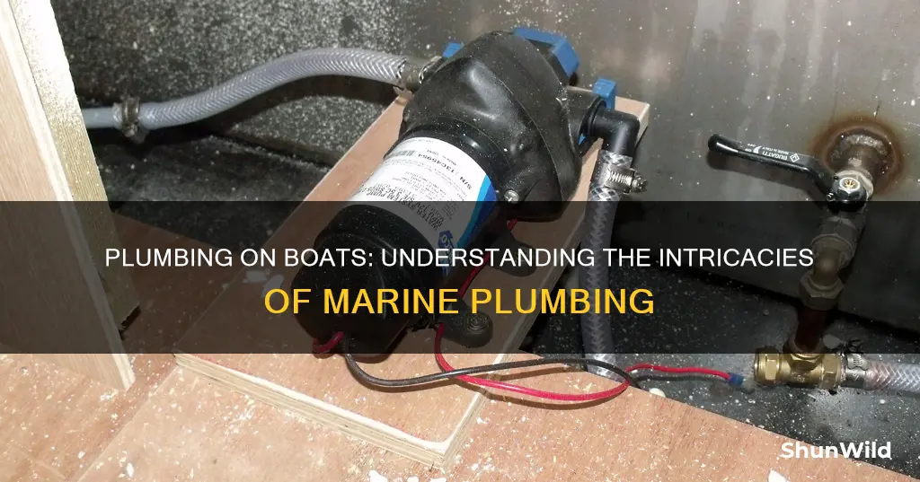 how does plumbing work on a boat