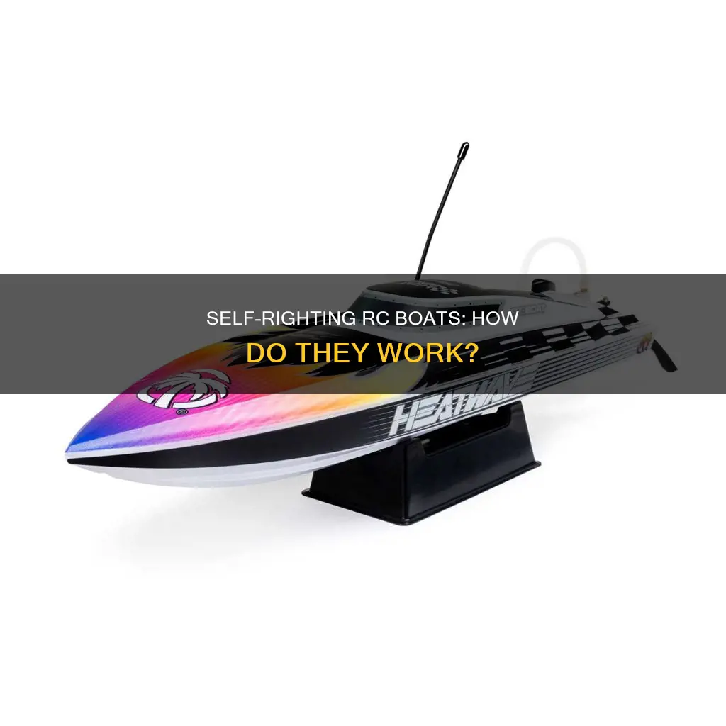 how does rc boat self righting work