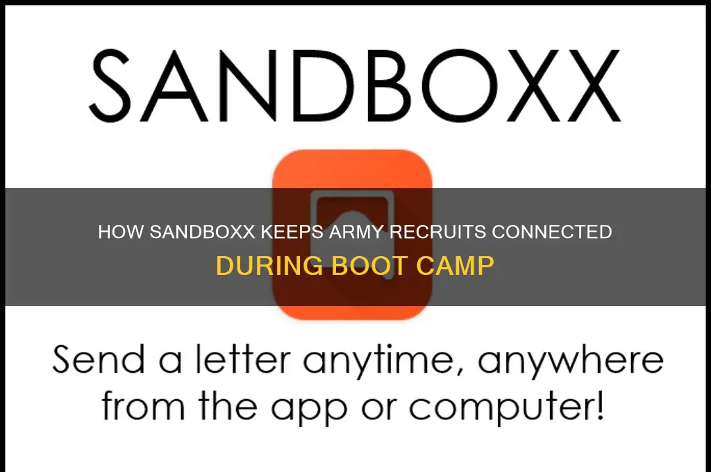how does sandboxx work for army boot camp