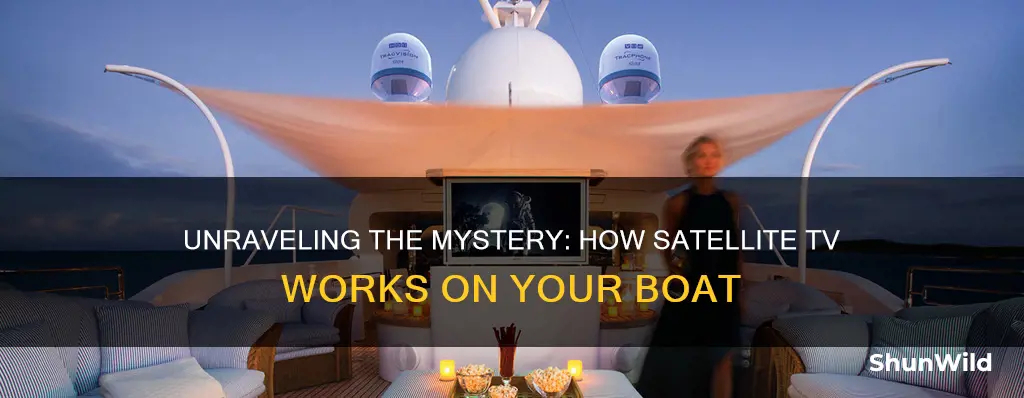 how does satellite tv work on a boat