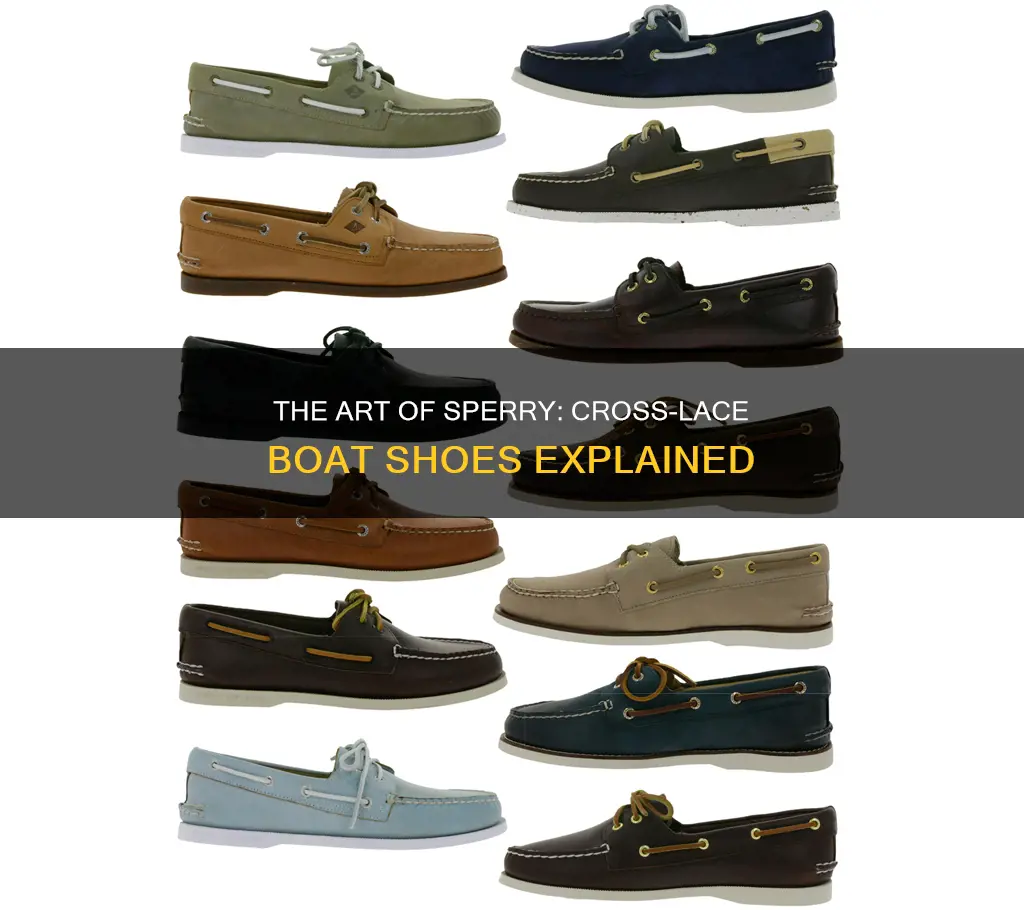 how does sperry cross lace boat shoes work