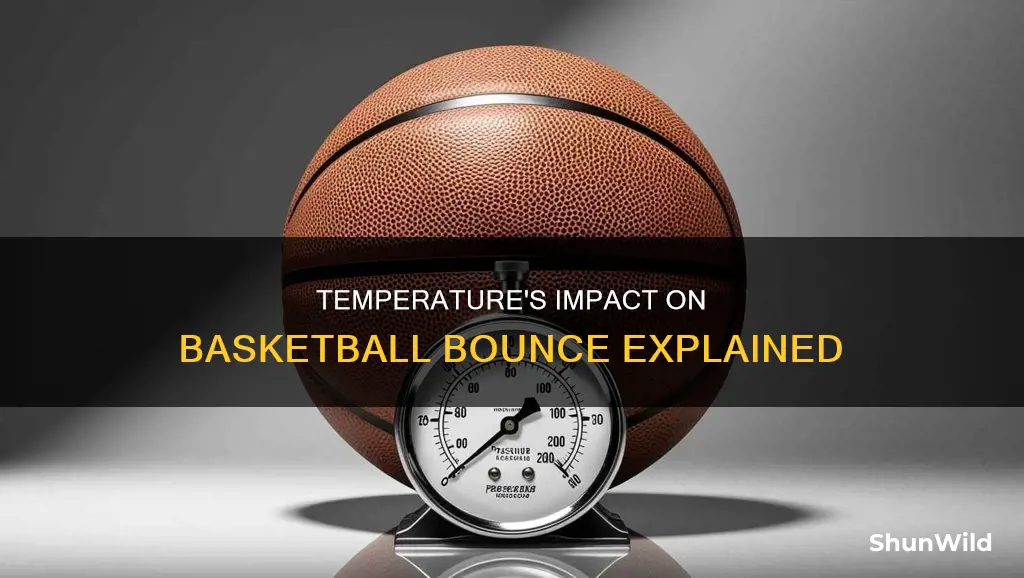 how does temperature affect the bounce of a basketball stem