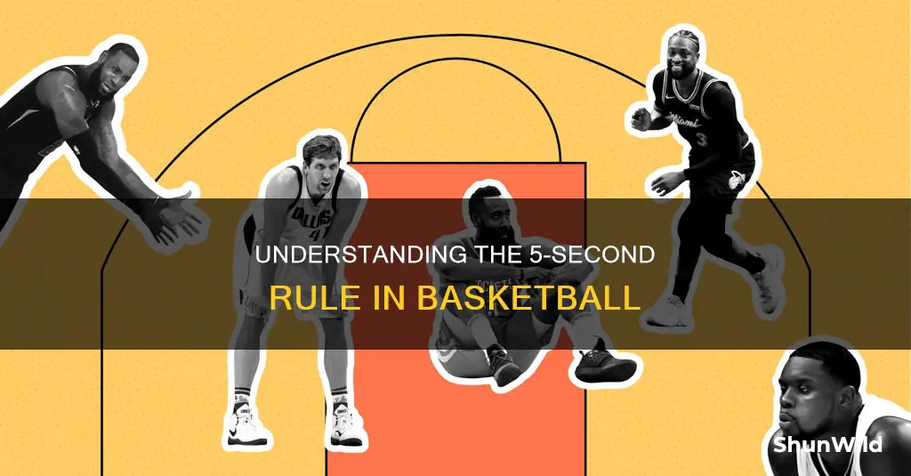 how does the 5 second rule work in basketball