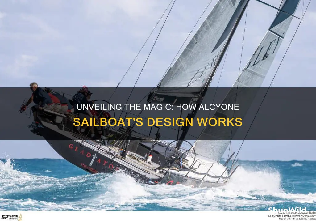 how does the alcyone sail boat work