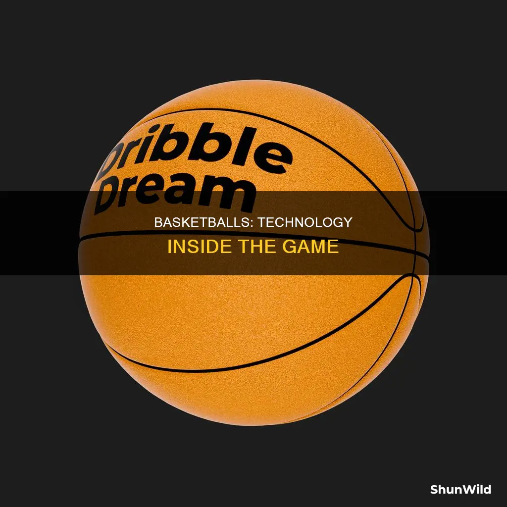 how does the basketball ball have technology in it