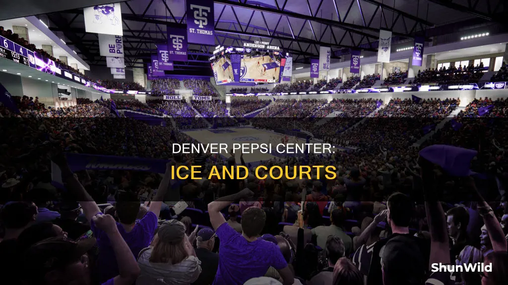 how does the denver pepsi center have basketball and hockey