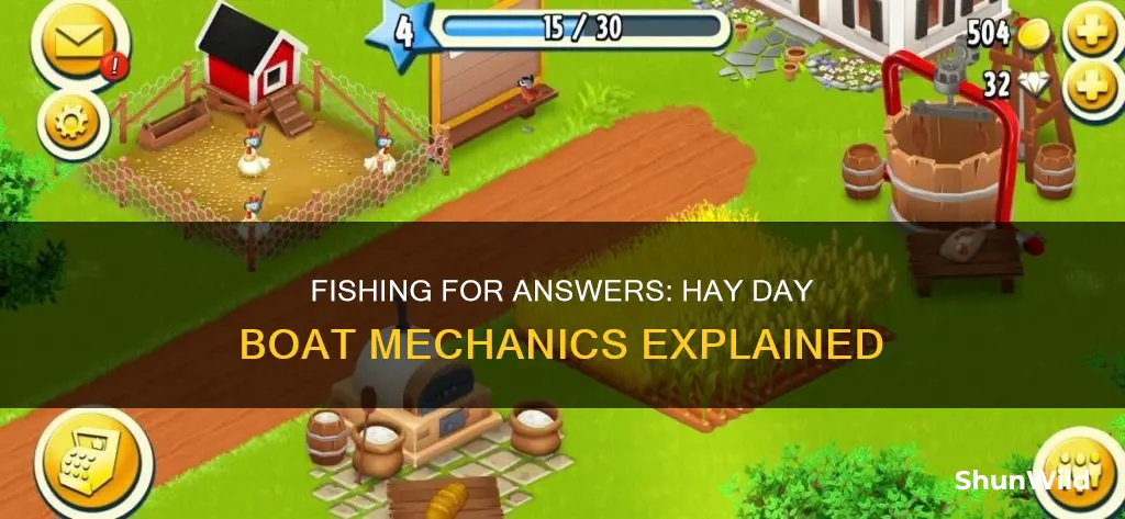 how does the fishing boat work in hay day