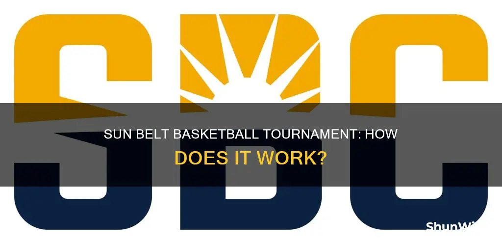 how does the sun belt basketball tournament work