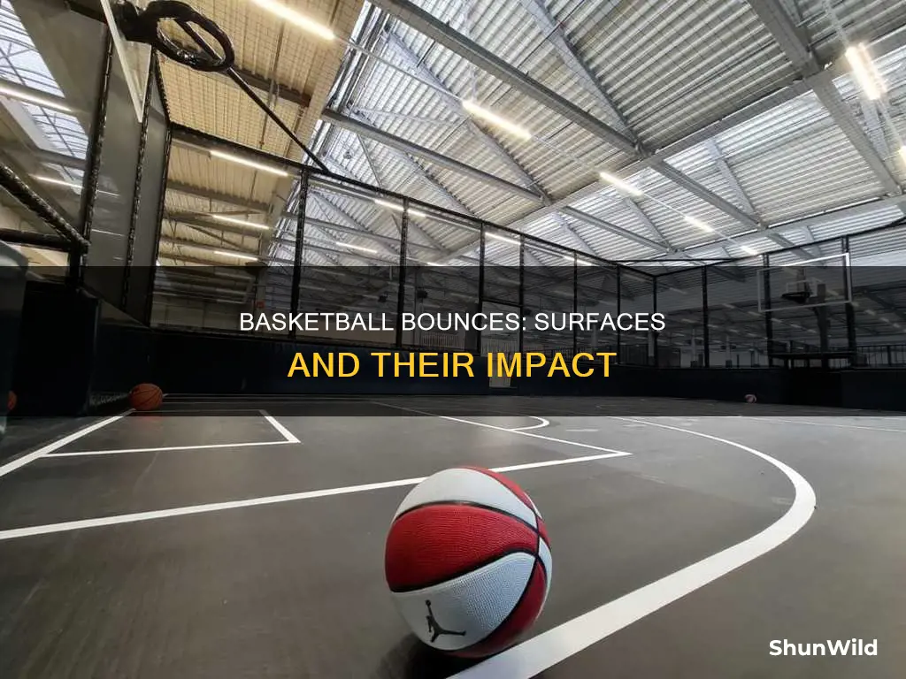 how does the surface affect the bounce of a basketball