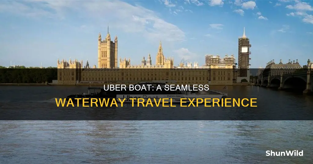 how does the uber boat work
