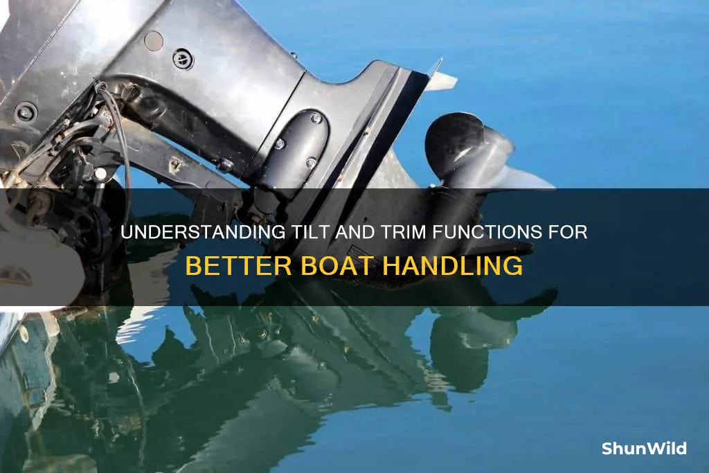 how does tilt and trim work on a boat