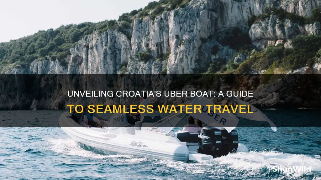 how does uber boat work in croatia