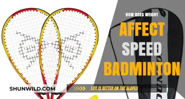 Weight Impact on Speed Badminton Performance
