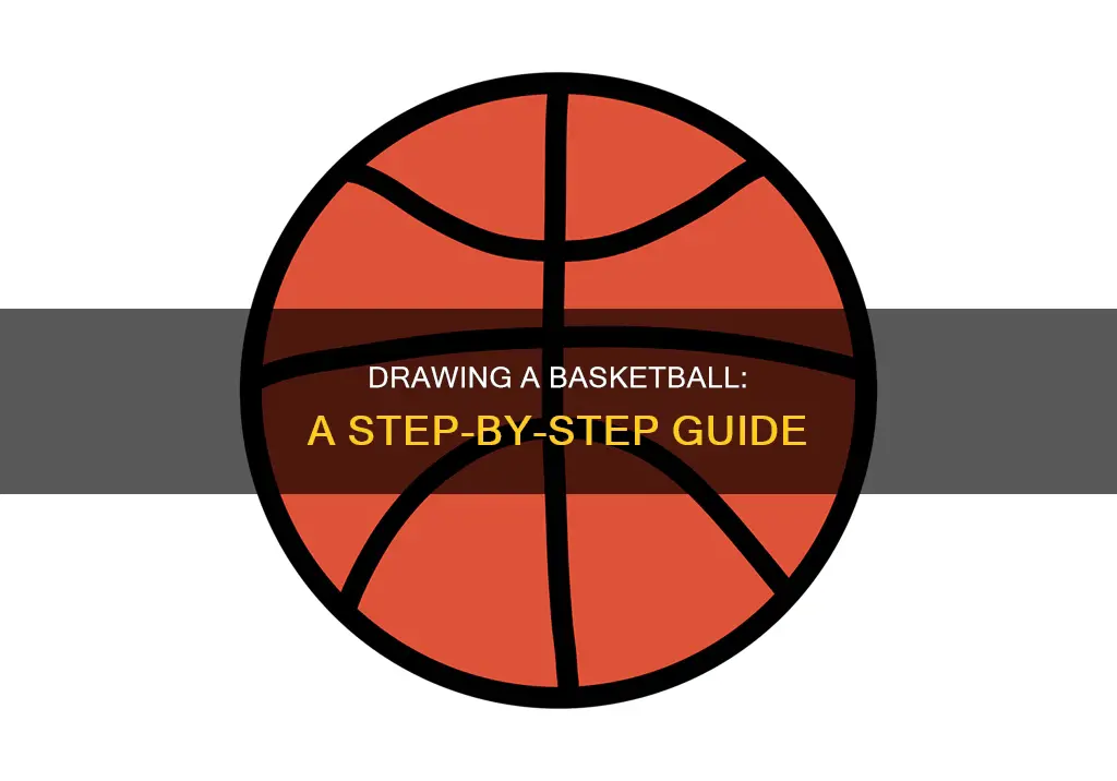 how drawv a basketball