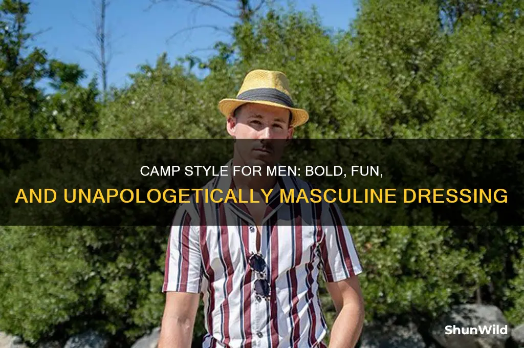 how dress camp male