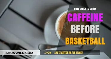 Best Time to Drink Caffeine for Basketball Performance