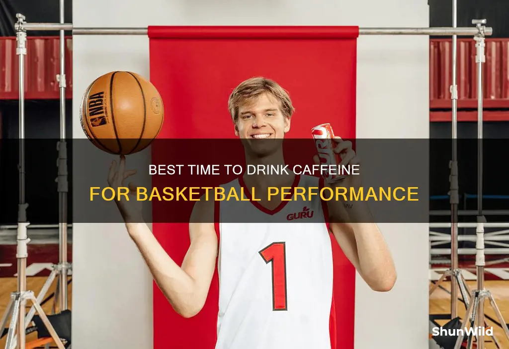 how early to drink caffeine before basketball