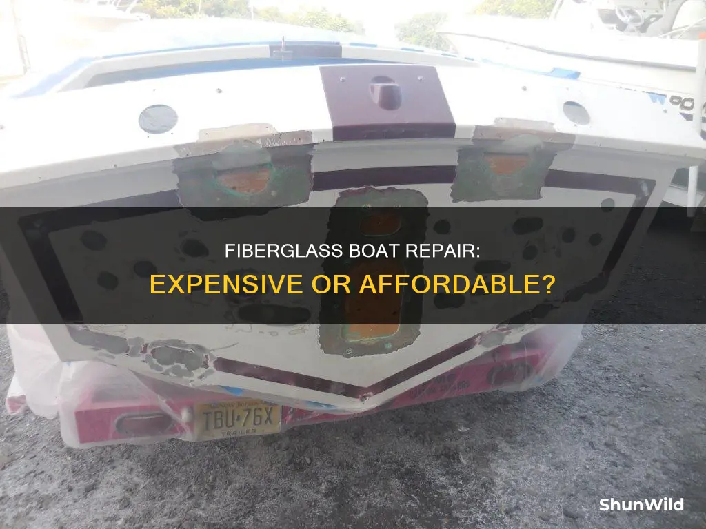 how expensive is fiberglass boat repair