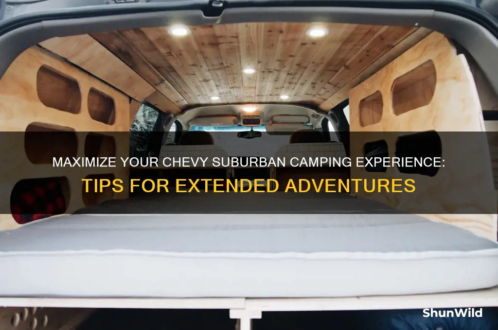 how extend chevy suburban camp