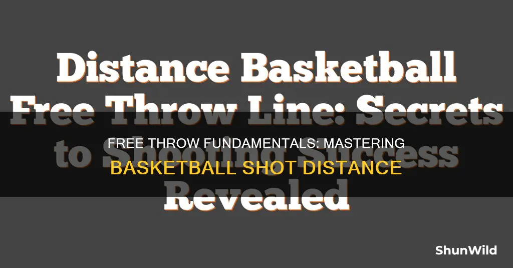 how far are free throws in basketball