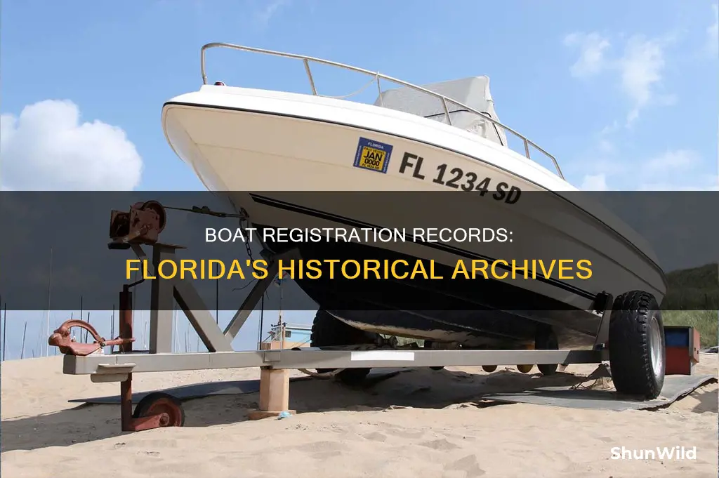how far back do florida boat registration records go back