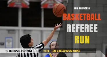 Referees' Running Miles: Basketball Edition