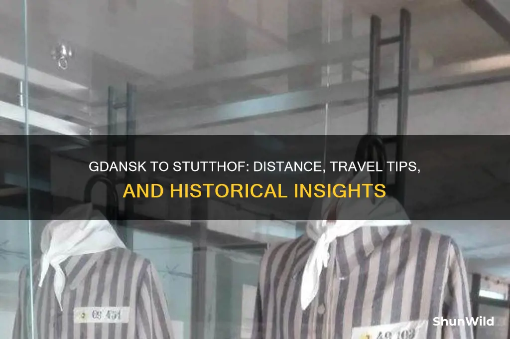 how far from gdansk to stutthof concentration camp