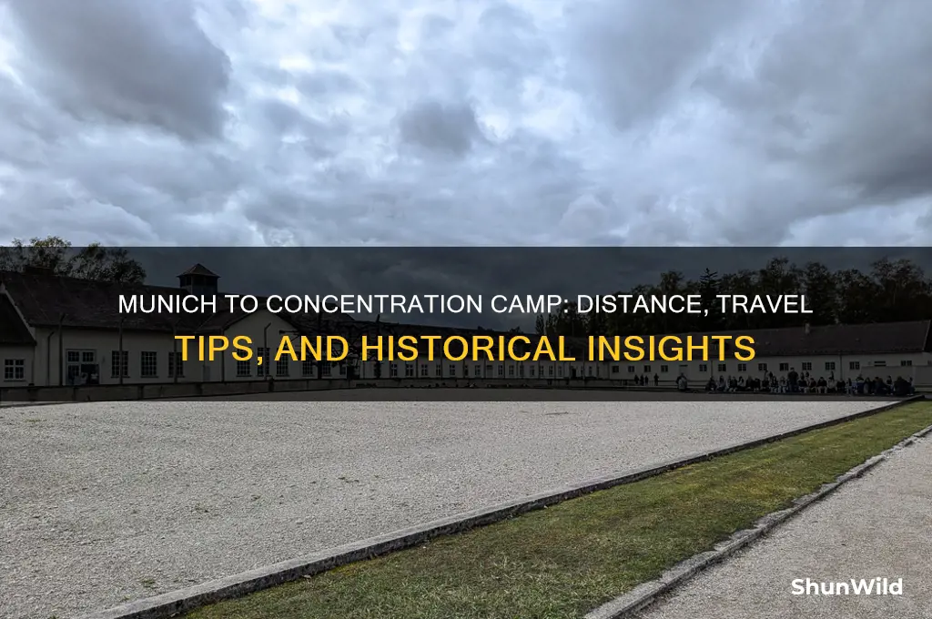 how far from munich to concentration camp