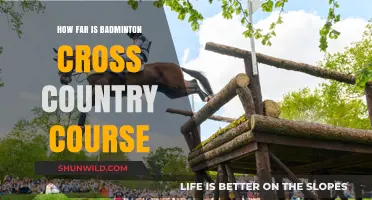 Exploring Badminton's Cross-Country Course Distance