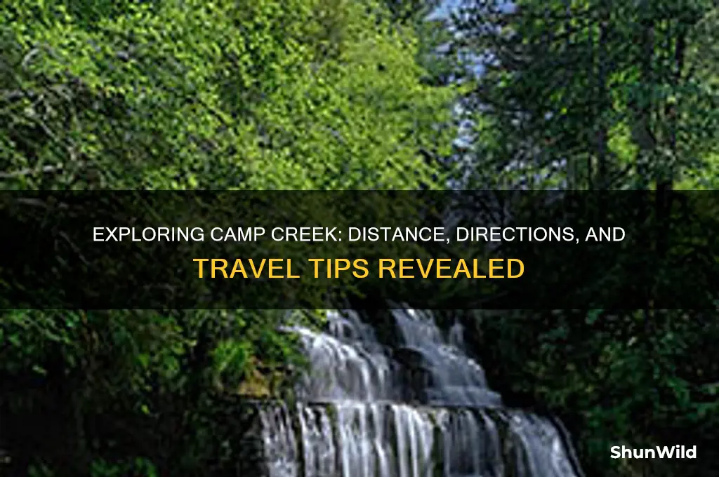 how far is camp creek