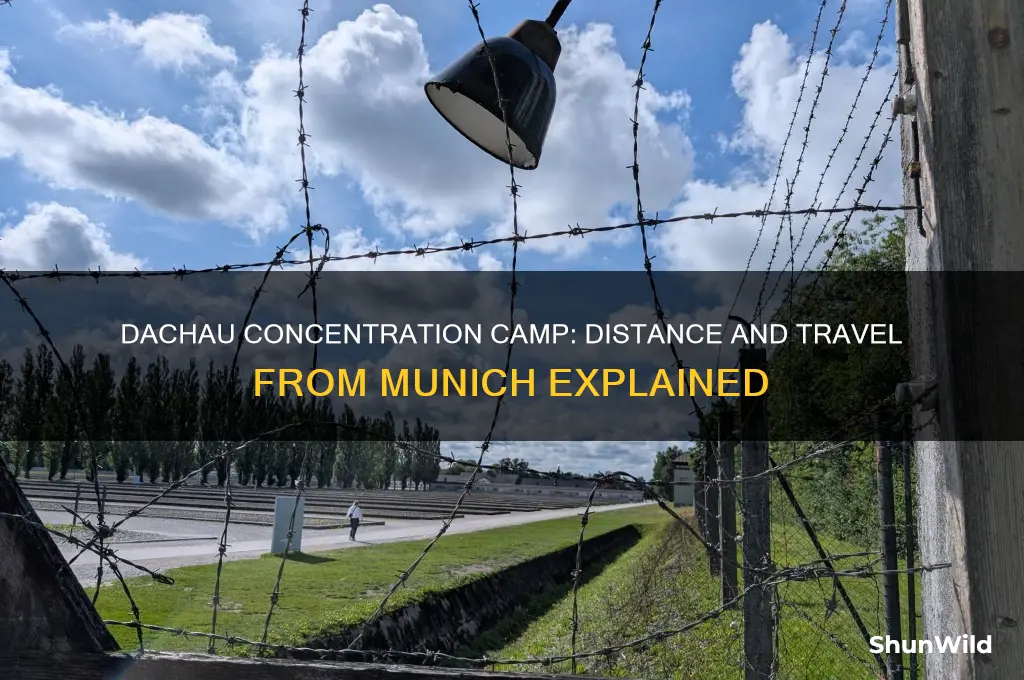 how far is dachau concentration camp from munich
