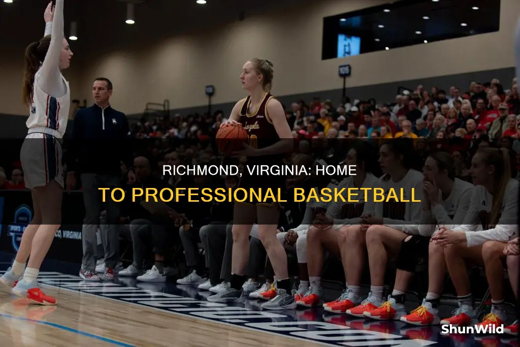 how far is richmond virginia from professional basketball
