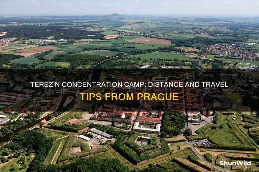 how far is terezin concentration camp from prague