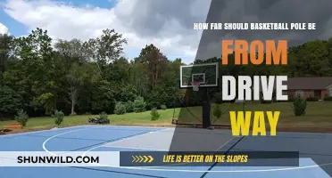 The Perfect Basketball Pole Distance From Driveway