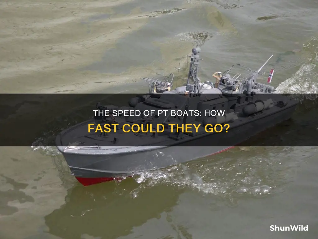 how fast could a pt boat go