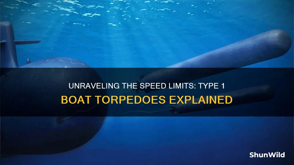 how fast did type 1 you boat torpedoes go