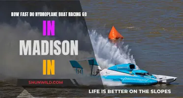 Hydroplane Boat Racing Speeds in Madison