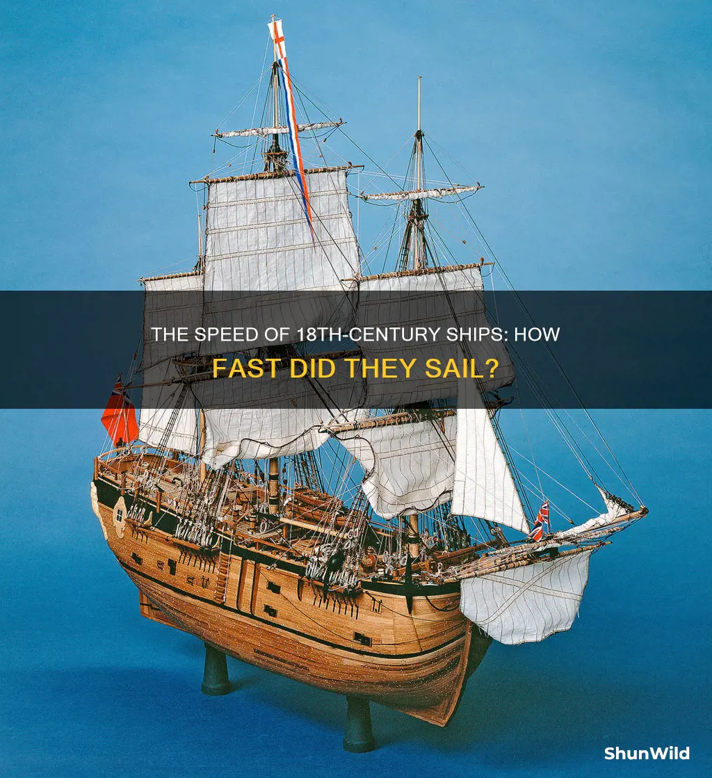 how fast does a 1700s boat go