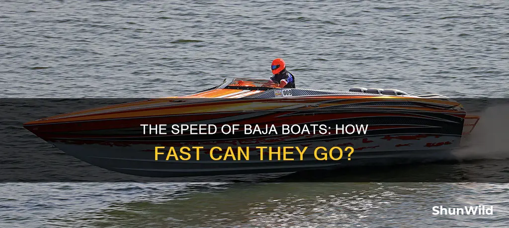 how fast does a baja boat go