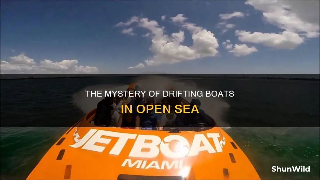 how fast does a boat drift on open sea