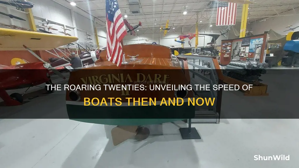 how fast does a boat go in the 1920