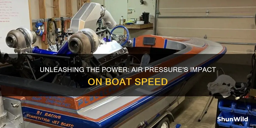 how fast does a boat go that has air pressure