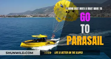 Parasailing Adventure: Boat Speed for Take-off
