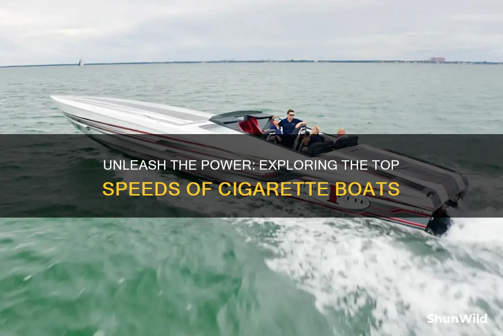 how fast does a cigarette boat go