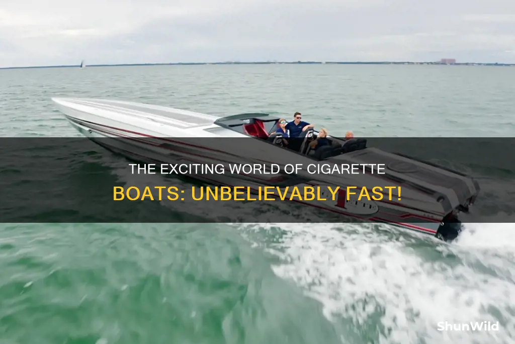 how fast does a cigarette boat go