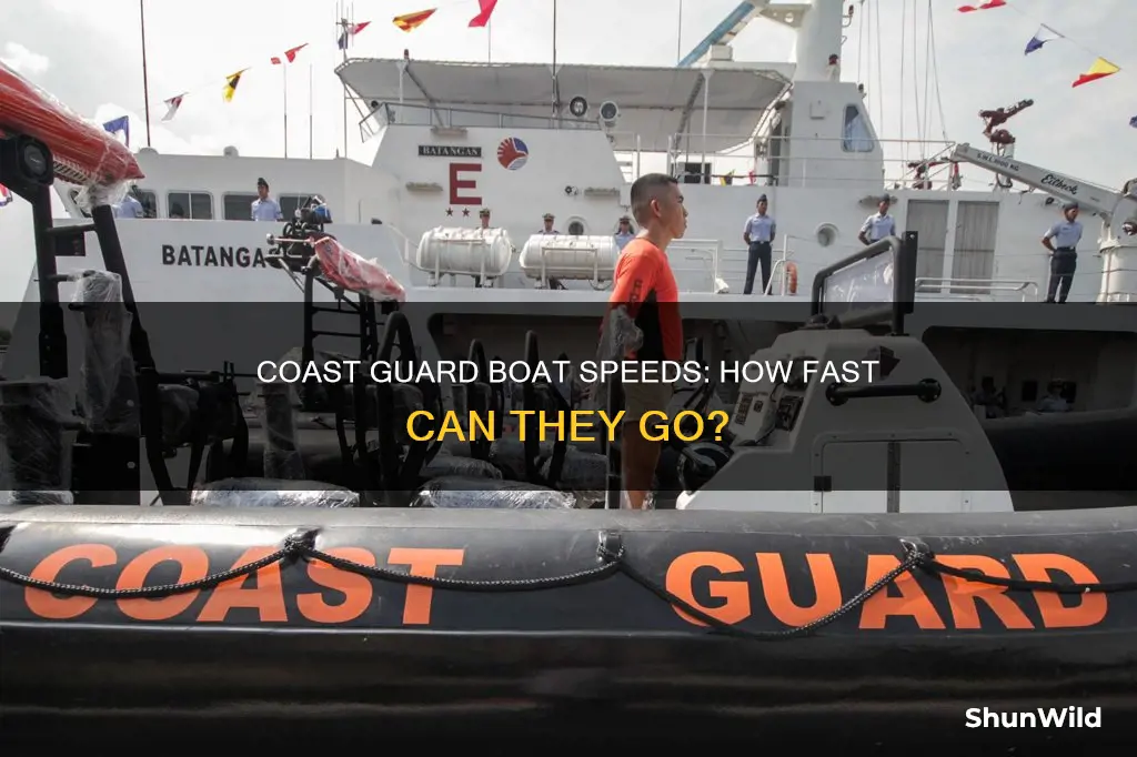 how fast does a coast guard boat go