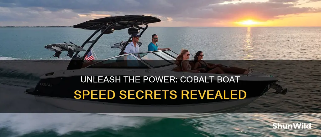 how fast does a cobalt boat go